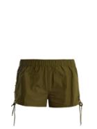 Matchesfashion.com The Upside - Fiesta Cotton Blend Shorts - Womens - Khaki