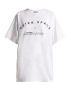 Matchesfashion.com Raf Simons - Outer Space Print Cotton T Shirt - Womens - White