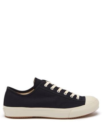 Moonstar - Gym Classic Vulcanised-rubber Canvas Trainers - Womens - Navy