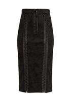 Matchesfashion.com Dolce & Gabbana - Jacquard Floral Pencil Skirt - Womens - Black