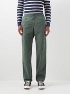 A.p.c. - Chuck Elasticated-waist Cotton-twill Trousers - Mens - Khaki