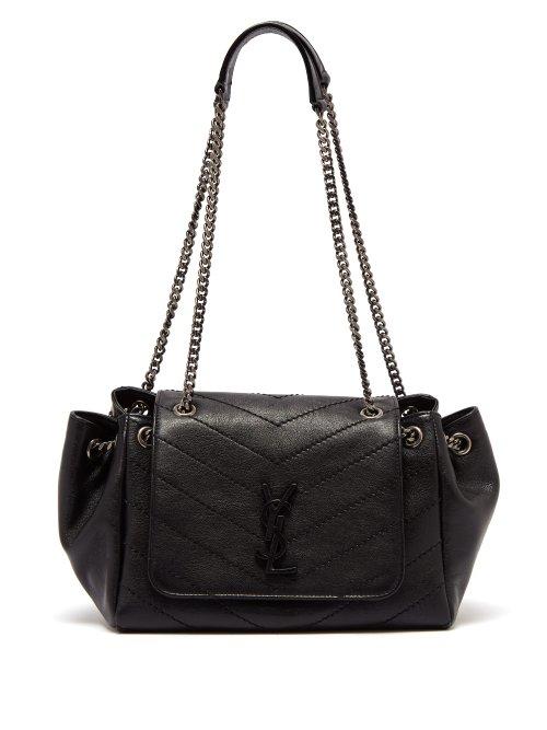 Matchesfashion.com Saint Laurent - Nolita Small Quilted Leather Bag - Womens - Black