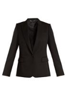 Stella Mccartney Peak-lapel Single-breasted Wool Jacket