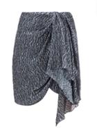 Isabel Marant - Missolya Lam-jacquard Mini Skirt - Womens - Silver