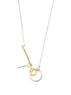 Balenciaga Tools Gold And Palladium-plated Necklace