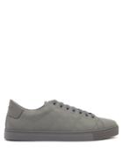 Matchesfashion.com Burberry - Low Top Perforated Leather Trainers - Mens - Grey