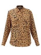 Matchesfashion.com Blaz Milano - Simba Berber Leopard-print Silk-twill Shirt - Womens - Leopard