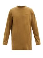 Matchesfashion.com A-cold-wall* - Logo-embroidered Jersey Long-sleeved T-shirt - Mens - Green