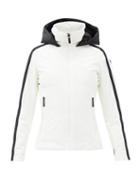 Matchesfashion.com Fusalp - Sidonie Striped Quilted Ski Jacket - Womens - White