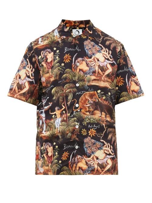 Matchesfashion.com Endless Joy - Bomantaka Aloha Printed Short Sleeve Shirt - Mens - Black Multi