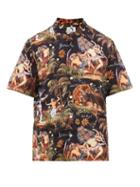 Matchesfashion.com Endless Joy - Bomantaka Aloha Printed Short Sleeve Shirt - Mens - Black Multi