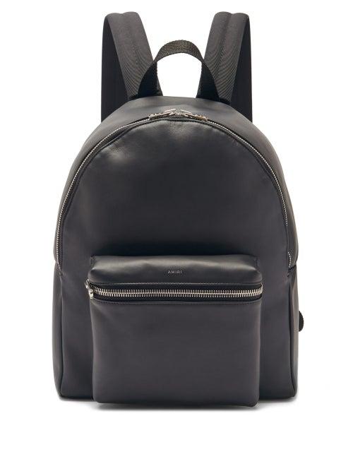 Matchesfashion.com Amiri - Leather Backpack - Mens - Black