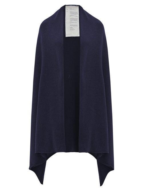 Matchesfashion.com Extreme Cashmere - No.60 Raw Edge Stretch Cashmere Wrap - Womens - Khaki