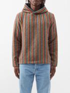 Sfr - Skip Embroidered Hooded Sweater - Mens - Multi