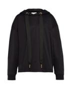 Matchesfashion.com Marques'almeida - Cotton Blend Hooded Sweatshirt - Mens - Black