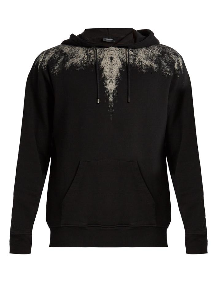 Marcelo Burlon Yago Hooded Cotton-jersey Sweatshirt
