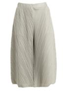 Pleats Please Issey Miyake Wide-leg Pleated Culottes