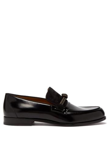 Matchesfashion.com Christian Louboutin - Helsin Ky Leather Loafers - Mens - Black