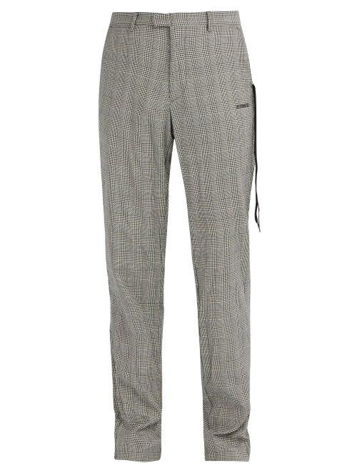 Matchesfashion.com Vetements - Wrinkled Suit Trousers - Mens - Grey