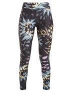 Matchesfashion.com The Upside - Tie Dye Print Cropped Leggings - Womens - Blue Print