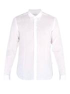 Matchesfashion.com Orlebar Brown - Morton Long Sleeved Linen Shirt - Mens - White