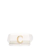 Matchesfashion.com Chlo - The C Leather And Suede Belt Bag - Womens - White