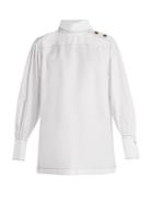 Sonia Rykiel High-neck Cotton Shirt