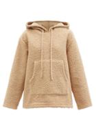 Staud - Bear Fleece Hooded Sweatshirt - Womens - Camel