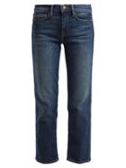 Matchesfashion.com Frame - Le Nouveau Straight Leg Cotton Blend Jeans - Womens - Mid Blue