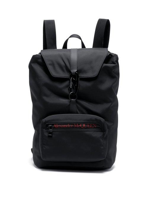 Matchesfashion.com Alexander Mcqueen - Urban Medium Carabiner-buckle Technical Backpack - Mens - Black