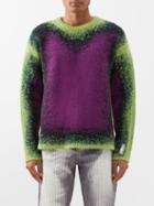 Y/project - Gradient Knitted Sweater - Mens - Purple Multi