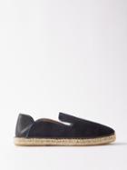 Frescobol Carioca - Veluso Suede Espadrilles - Mens - Navy