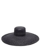 Matchesfashion.com Lola Hats - Pergola Wide Brim Straw Hat - Womens - Blue