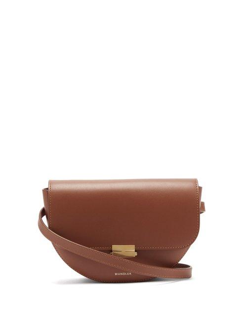 Matchesfashion.com Wandler - Anna Leather Belt Bag - Womens - Tan