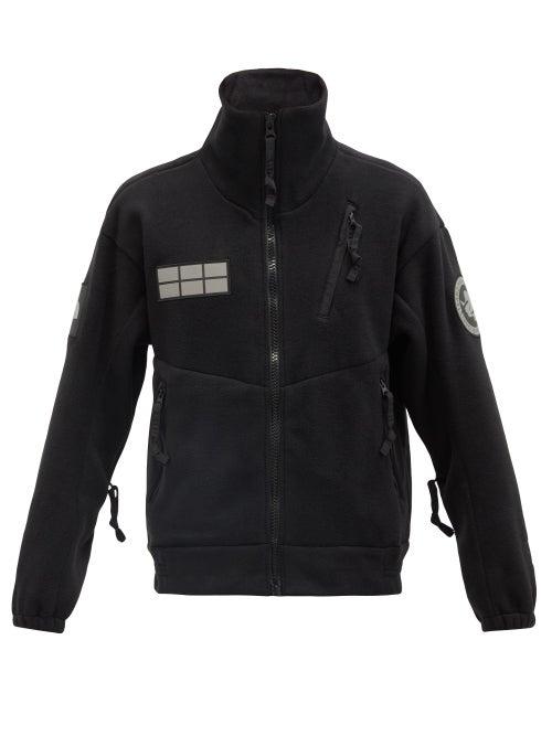 The North Face - Tae Logo-embroidered Fleece Jacket - Mens - Black
