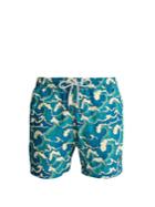Retromarine Ohama Wave-print Swim Shorts