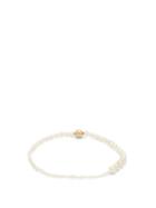 Matchesfashion.com Sophie Bille Brahe - Peggy Pearl And 14kt Gold Anklet - Womens - Pearl