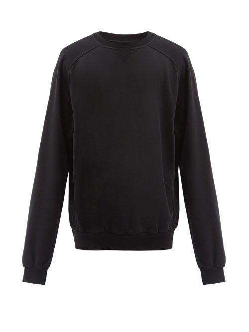 Matchesfashion.com Haider Ackermann - Oversized Cotton-jersey Sweatshirt - Mens - Black