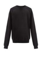 Matchesfashion.com Haider Ackermann - Oversized Cotton-jersey Sweatshirt - Mens - Black