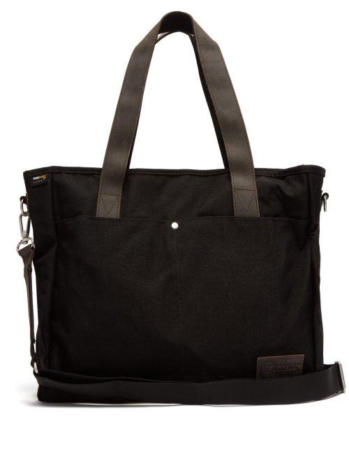 Matchesfashion.com Eastpak - Kerr Canvas And Leather Tote - Mens - Black