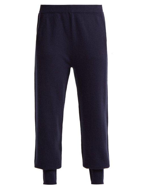 Matchesfashion.com Allude - Cashmere Track Pants - Womens - Navy