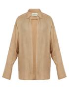 Matchesfashion.com Ludovic De Saint Sernin - Silk Shirt - Mens - Beige