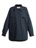 Matchesfashion.com Raey - Oversize Quilted Denim Jacket - Womens - Indigo