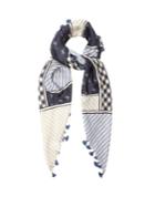 Weekend Max Mara Baldi Patchwork-print Silk Scarf
