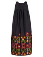 Stella Jean Floral-print Stretch-cotton Dress