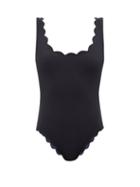 Marysia - Palm Springs Recycled Fibre-blend Swimsuit - Womens - Black