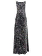 Dolce & Gabbana - Sequinned Crepe Gown - Womens - Black