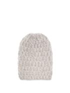Matchesfashion.com Lola Hats - Hopscotch Alpaca Blend Beanie - Womens - Grey