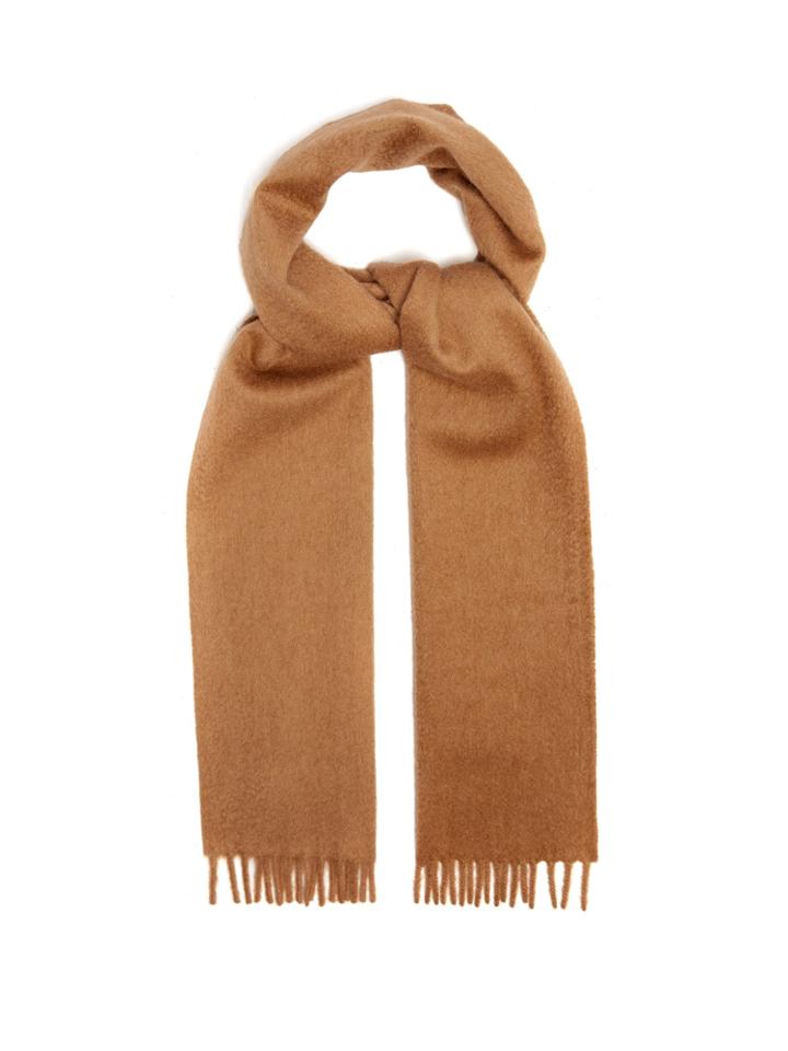 Prada Camel-hair Scarf