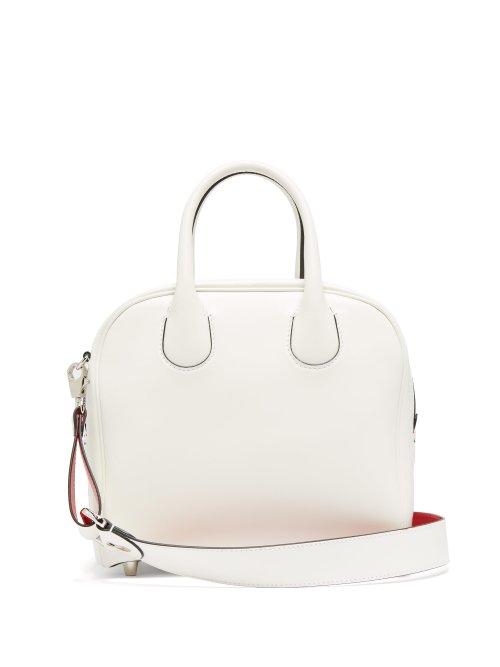 Matchesfashion.com Christian Louboutin - Marie Jane Leather Bag - Womens - White